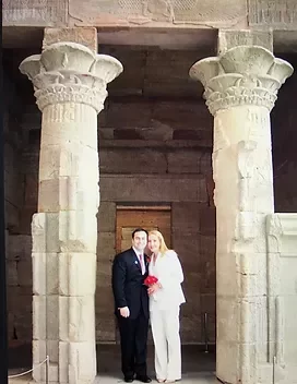 Marisa Wedding at Temple of Dendur